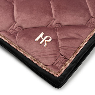 CHARMER Dressage Saddle Pad - Blushing Rosé Velvet