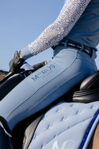 Silhouette Riding Breeches Blue - Blush Noir