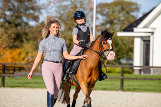 Silhouette Riding Breeches - Blush Noir
