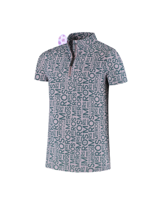 Mini Ros Short Sleeve Shirt - Blush Noir