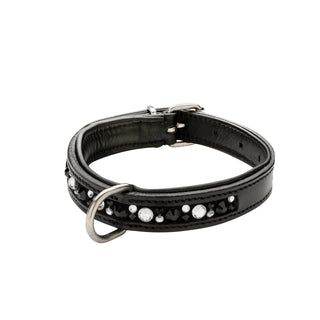 STELLUX™ Black & Chrystal Dog Collar