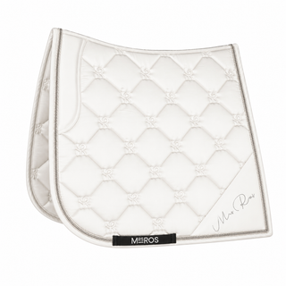 PRE ORDER SS27 - Dressage Saddle Pad - Diamond Crush (White)