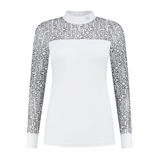 Mrs. Ros light weight Competition top mesh logo long sleeve