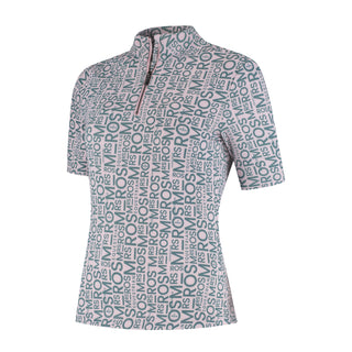 Short-sleeve shirt with a pattern of Mrs. Ros.