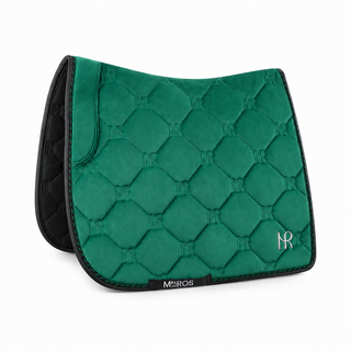 PRE ORDER FW 26/27 - CHARMER Dressage Saddle Pad Velvet - Dark Forest