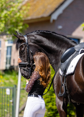 Urban Chic Top - Mesh Black