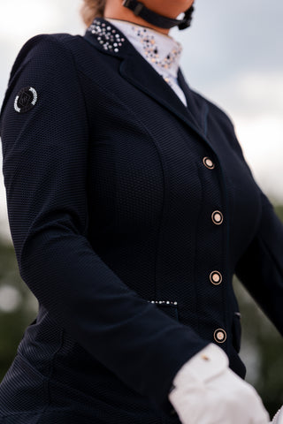 AVAILABLE FROM SEPTEMBER 12 - Mini Ros Showjacket Crystal - Navy