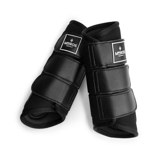 Neoprene & Mesh Splint Boots - Hind - Black - Mrs. Ros